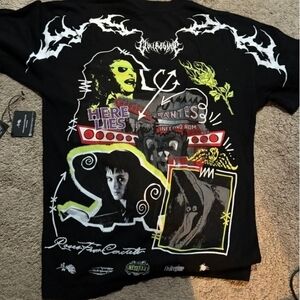 Civil Regime Beetlejuice It's Show Time Oversized Tee Shirt Adult Size Medium
